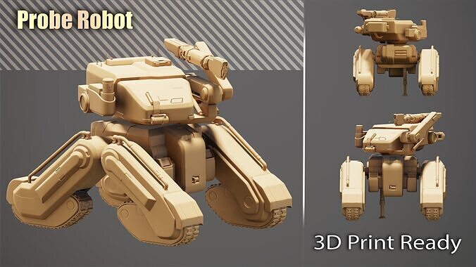 Probe Robot 3D print model