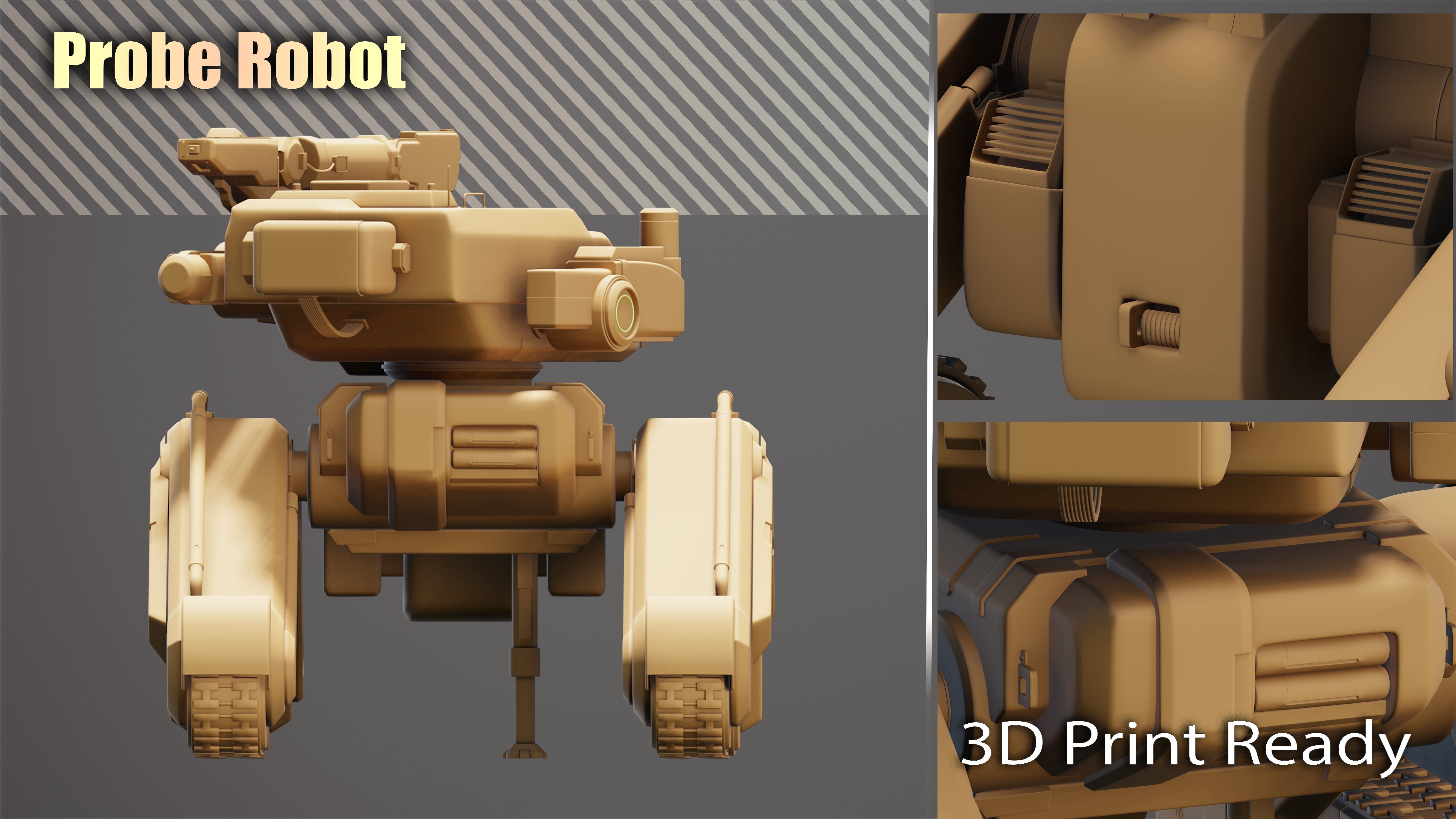 Probe Robot 3D print model_3