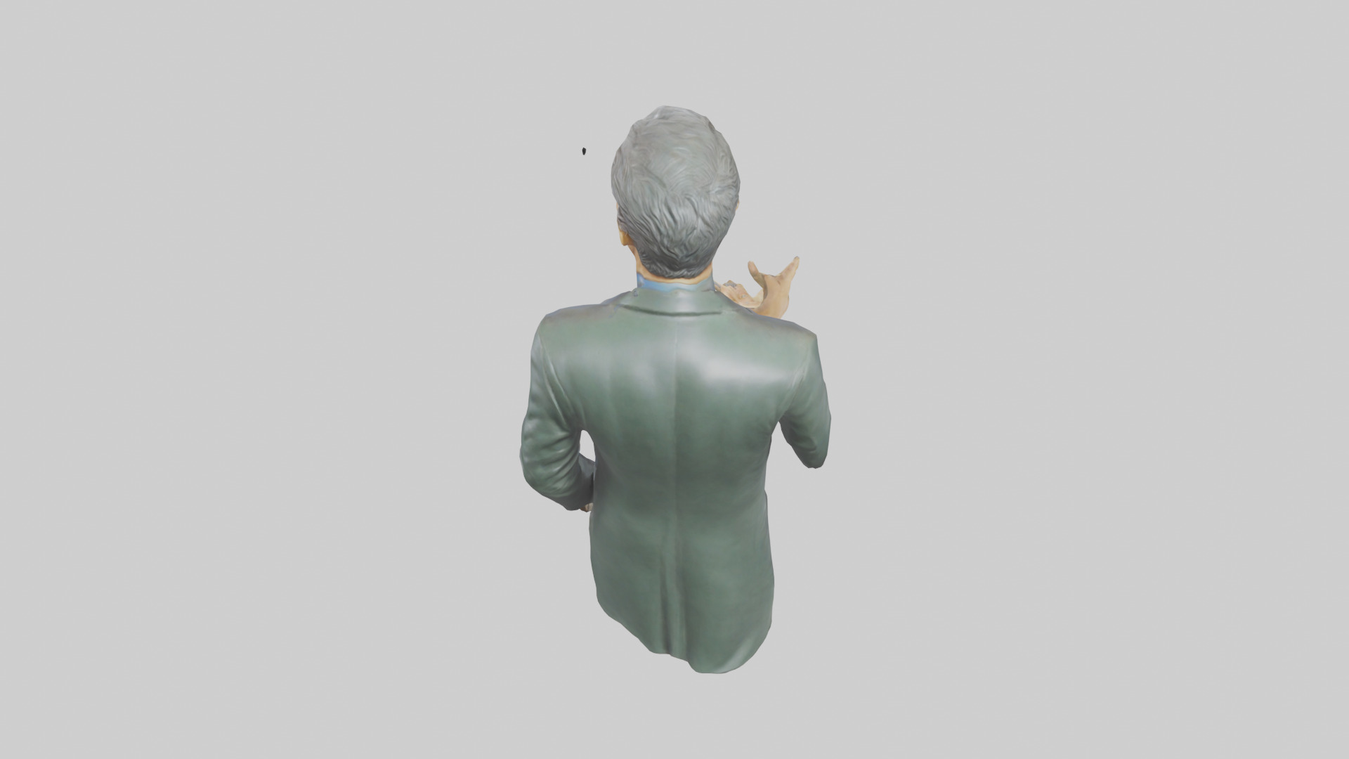 Jon Stewart statue model Low-poly 3D model_15