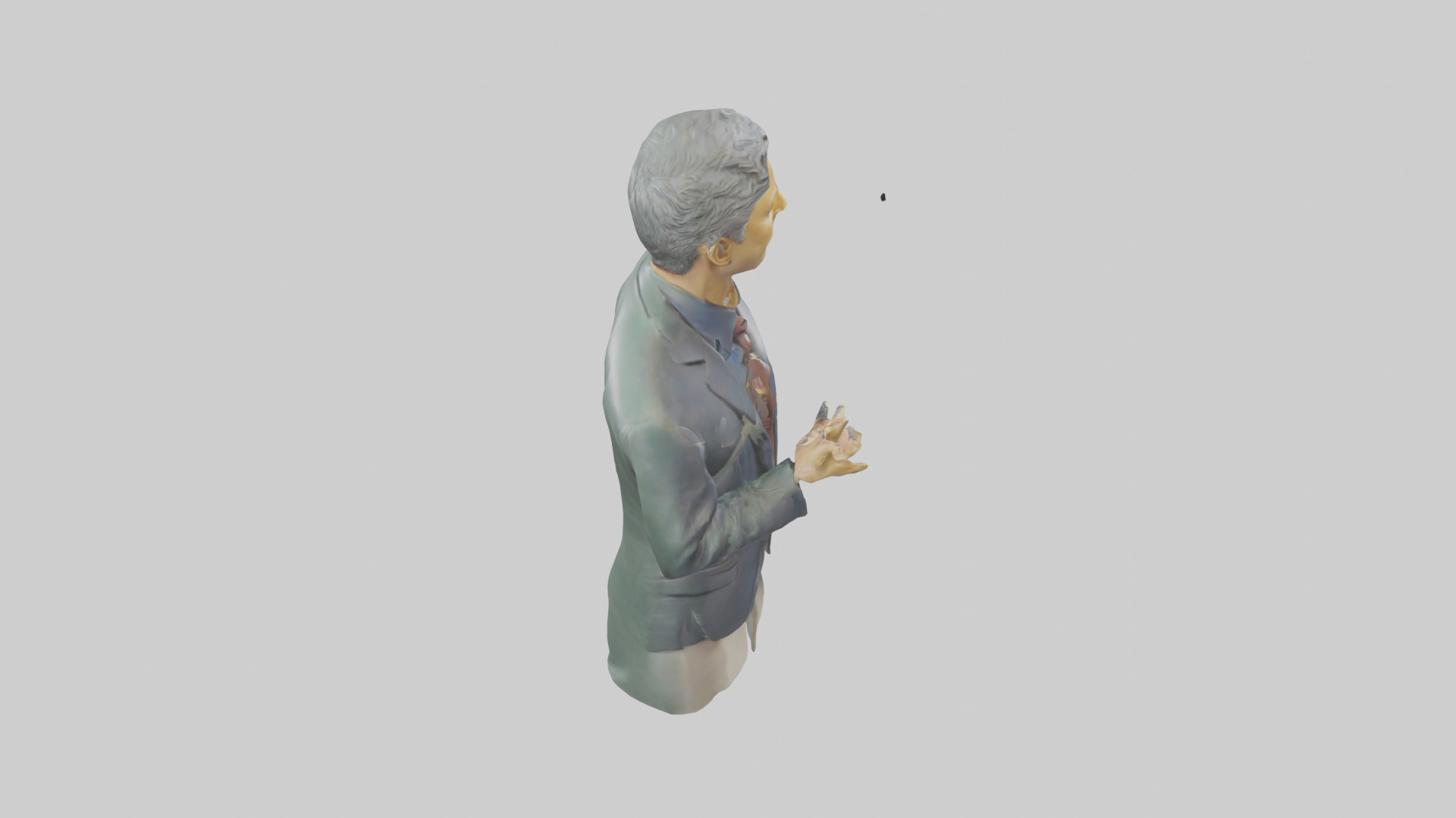 Jon Stewart statue model Low-poly 3D model_18