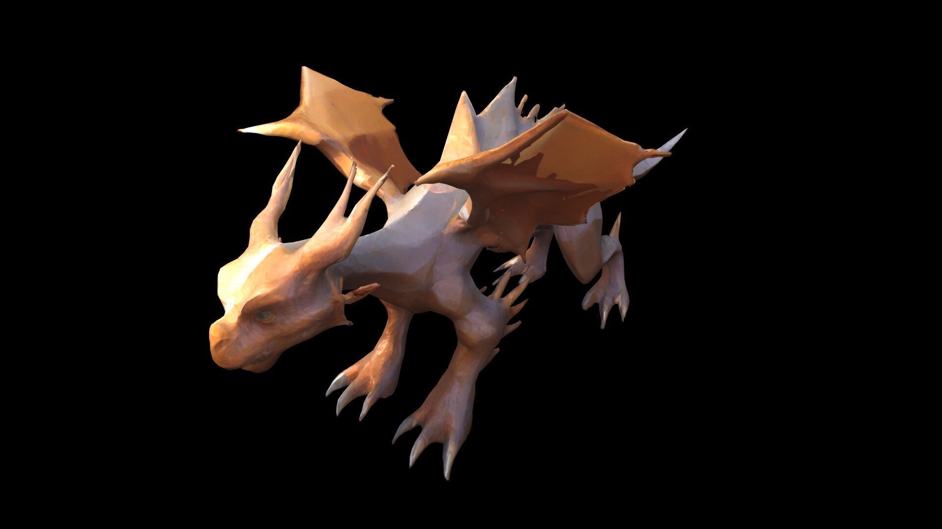Fyrn Dragon 3d Model 3D model_2