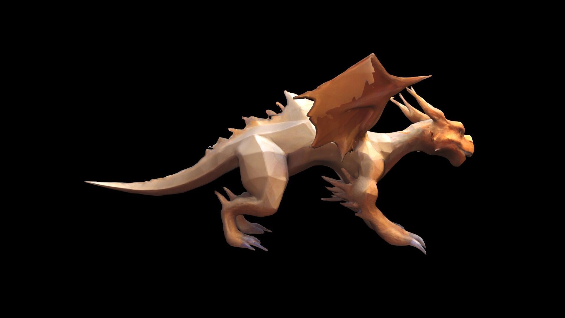 Fyrn Dragon 3d Model 3D model_5