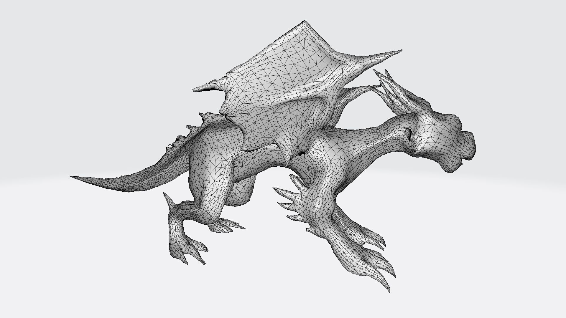 Fyrn Dragon 3d Model 3D model_8