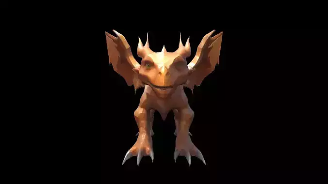 Fyrn Dragon 3d Model