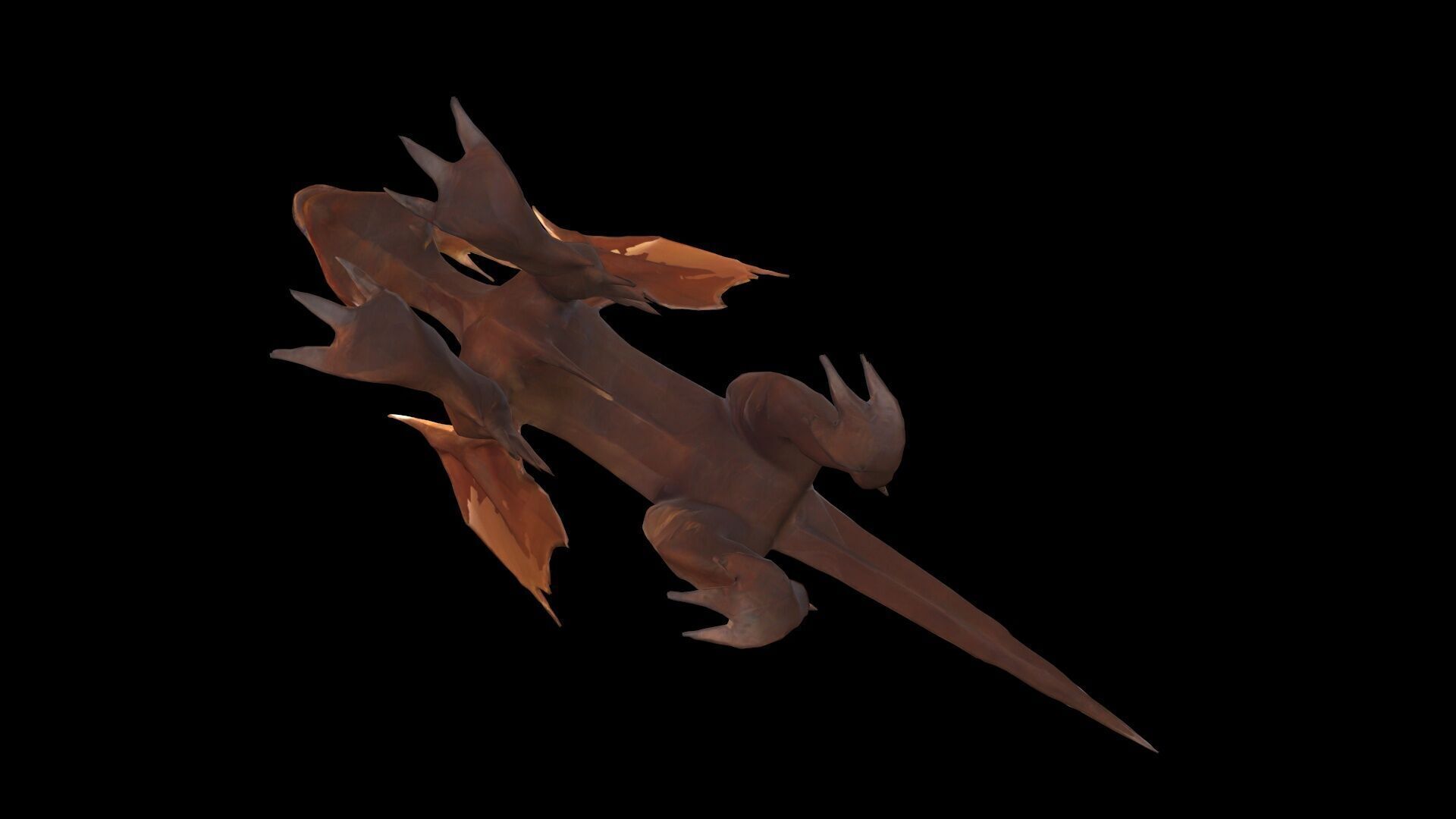 Fyrn Dragon 3d Model 3D model_7
