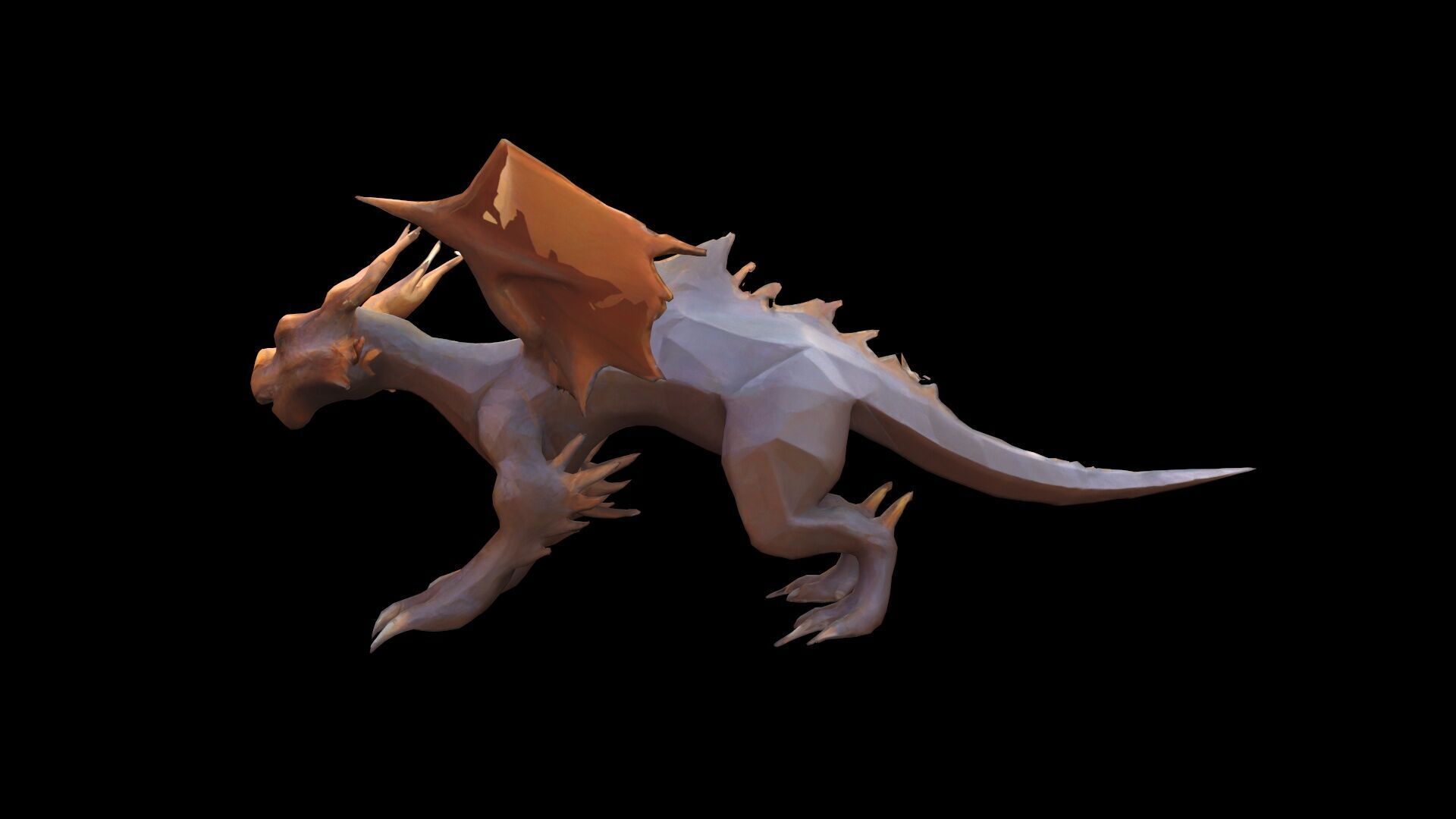Fyrn Dragon 3d Model 3D model_3