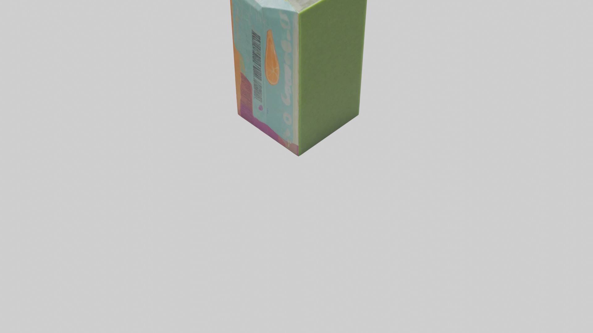 Juice Box model Low-poly 3D model_4