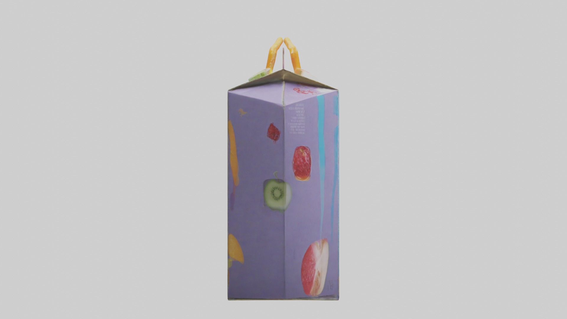 Juice Box model Low-poly 3D model_13