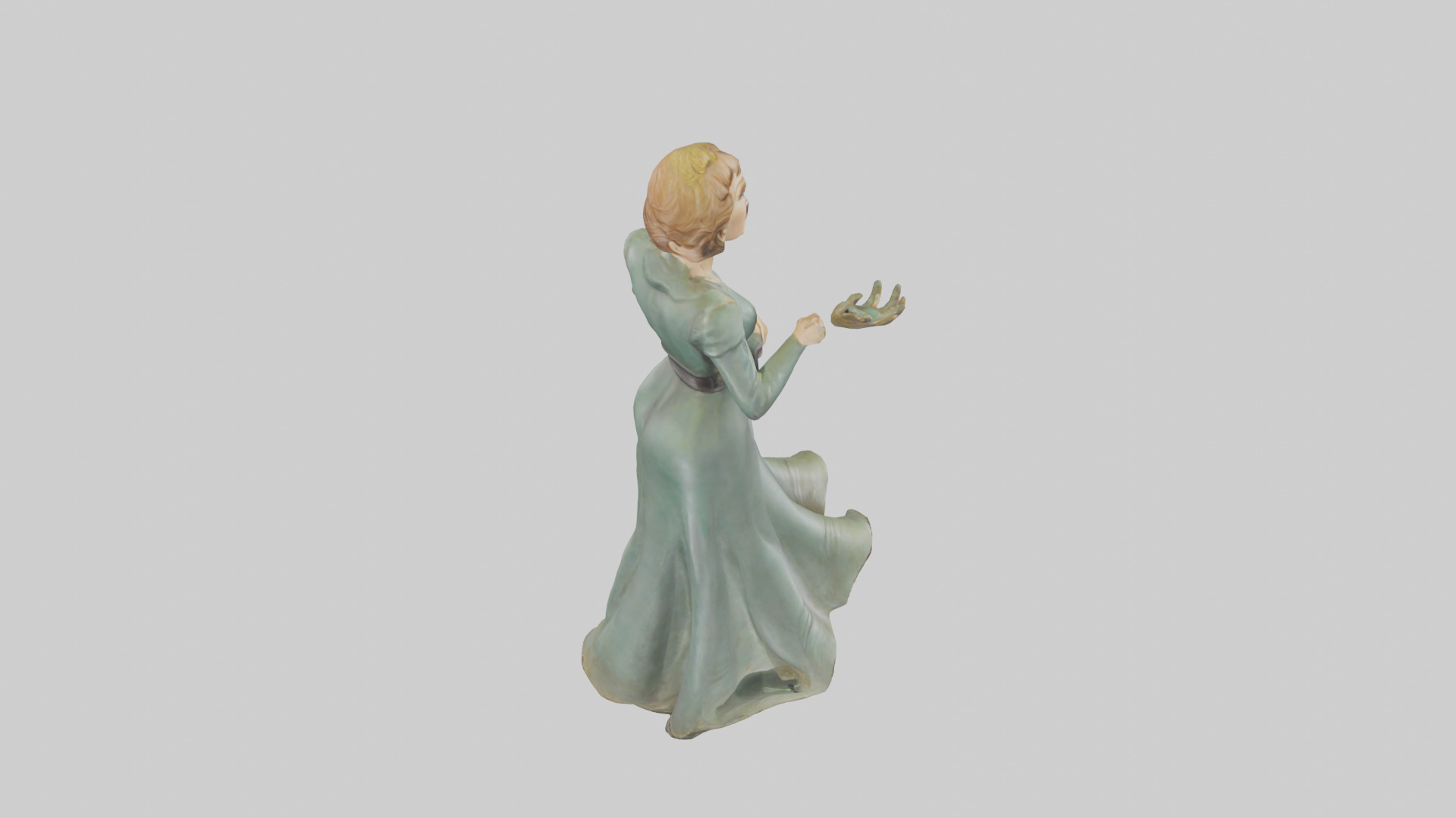 Julie Andrews statue model Low-poly 3D model_18