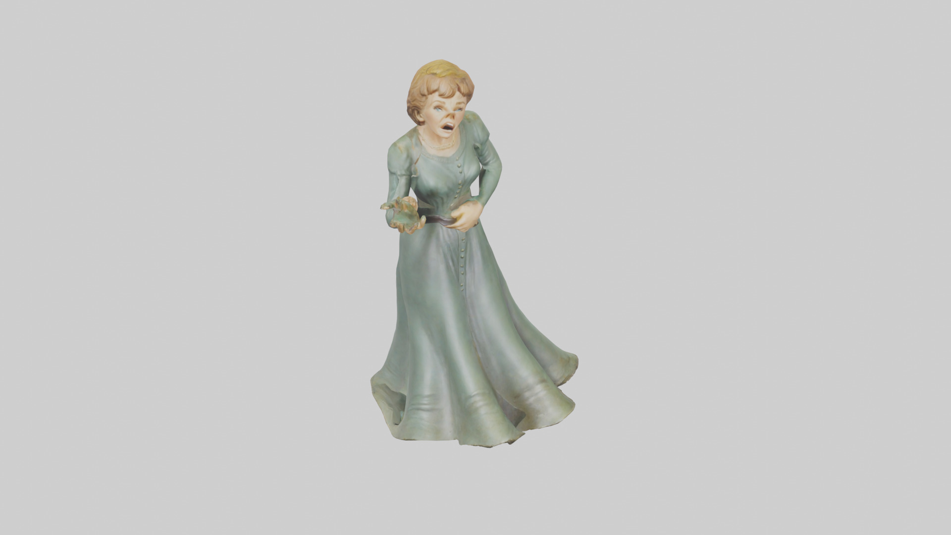 Julie Andrews statue model Low-poly 3D model_16