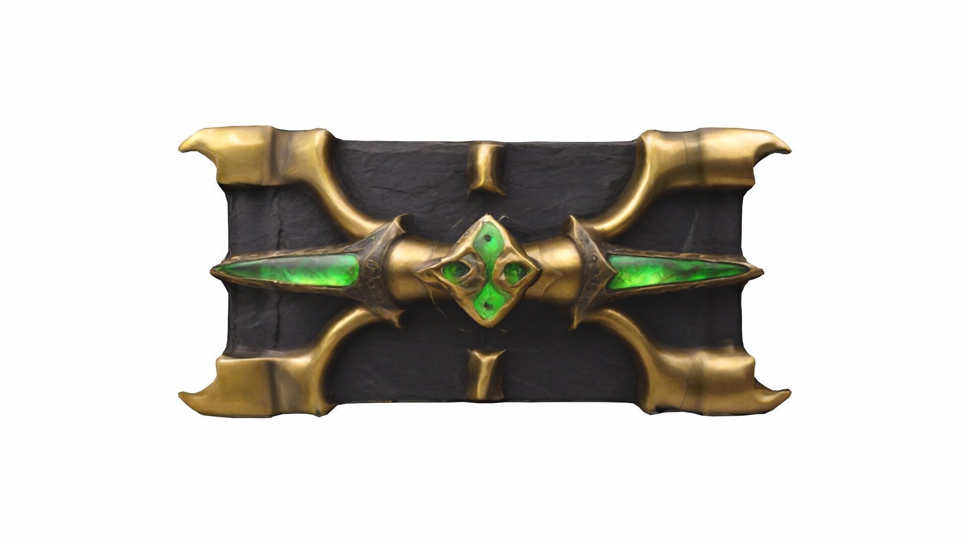 Golden Serpent Fang 3d Model 3D model_2