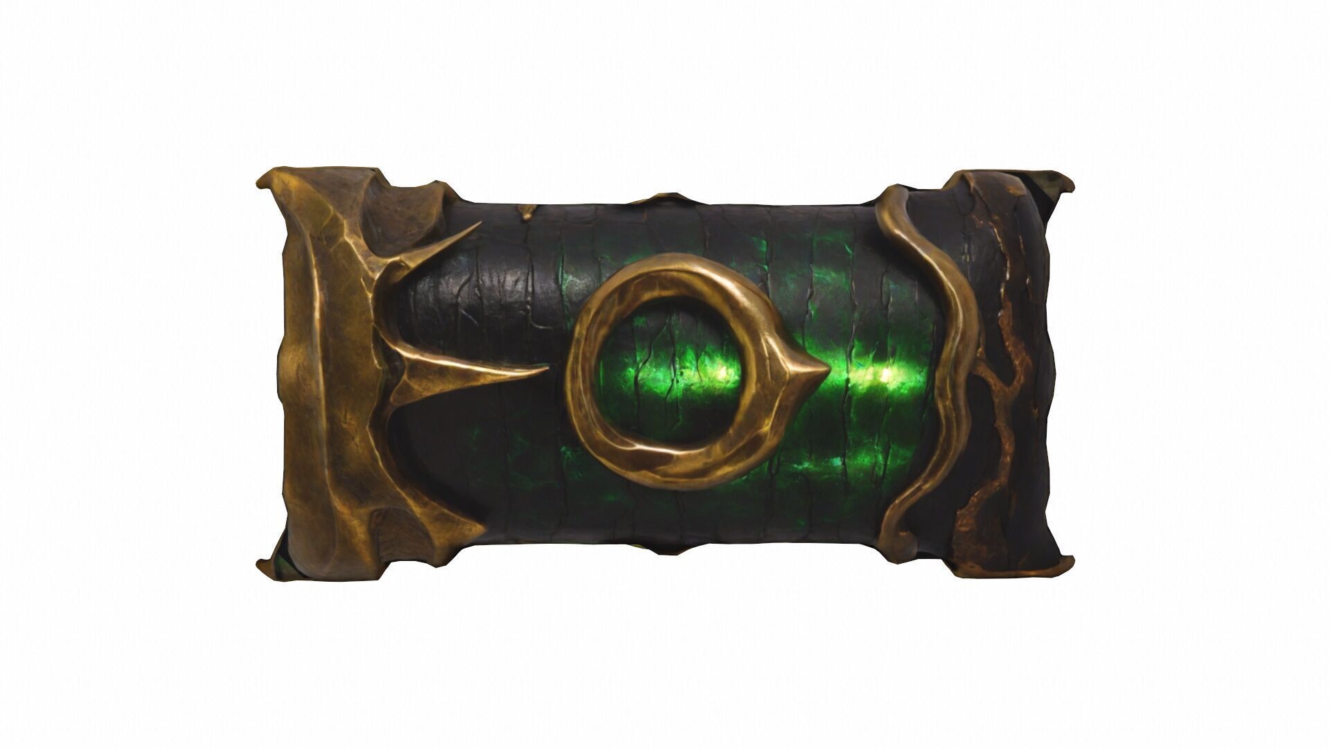 Golden Serpent Fang 3d Model 3D model_3