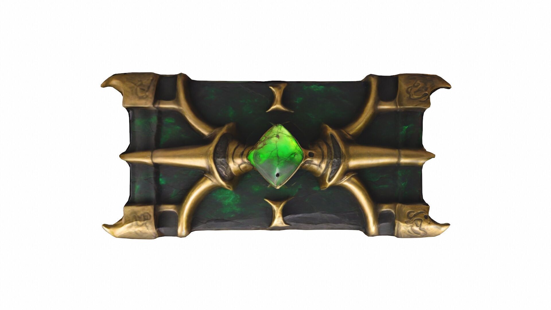 Golden Serpent Fang 3d Model 3D model_5