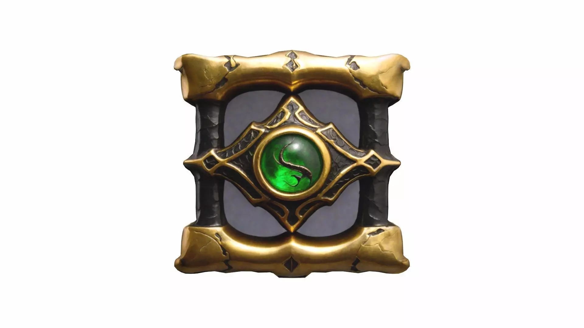 Golden Serpent Fang 3d Model 3D model_0