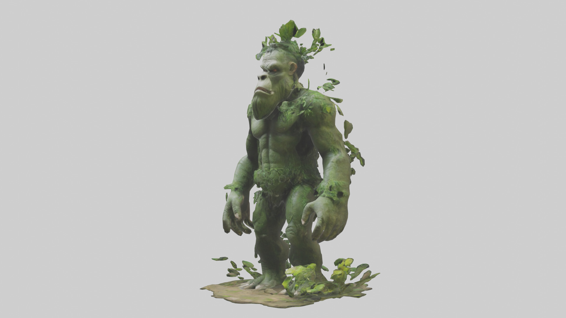Jungle Giant model Low-poly 3D model_10
