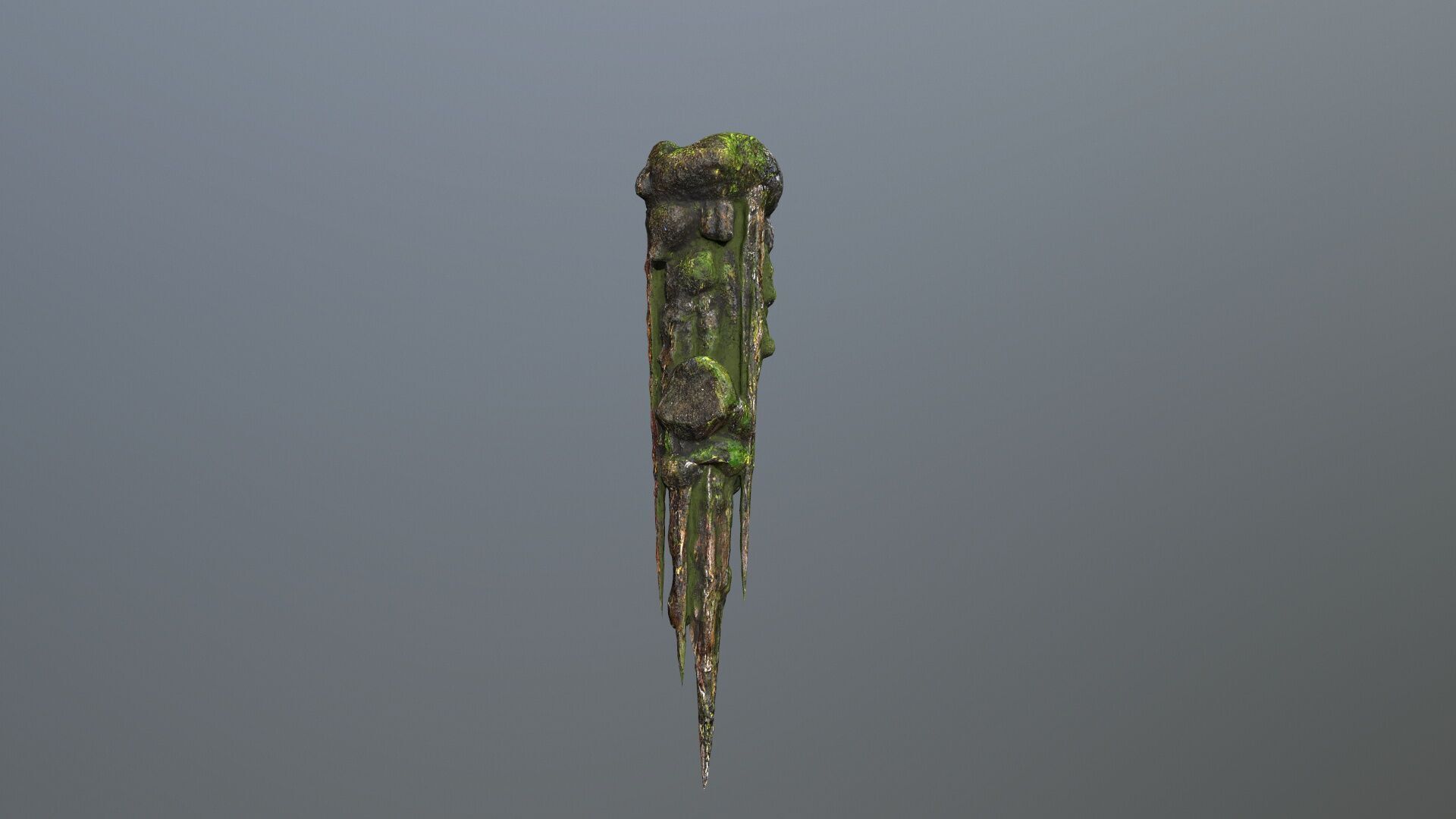 cave rocks Low-poly 3D model_17