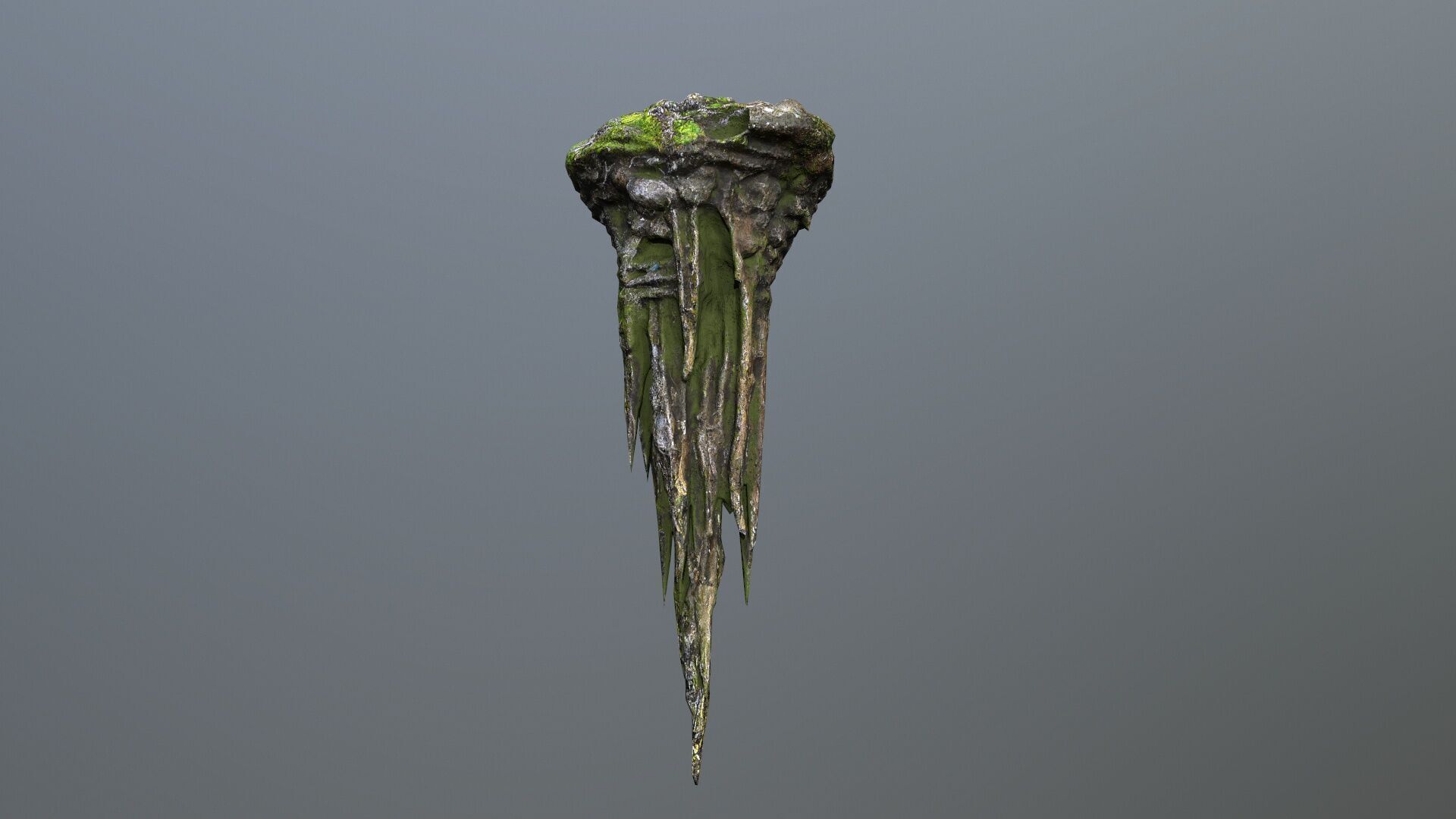 cave rocks Low-poly 3D model_15