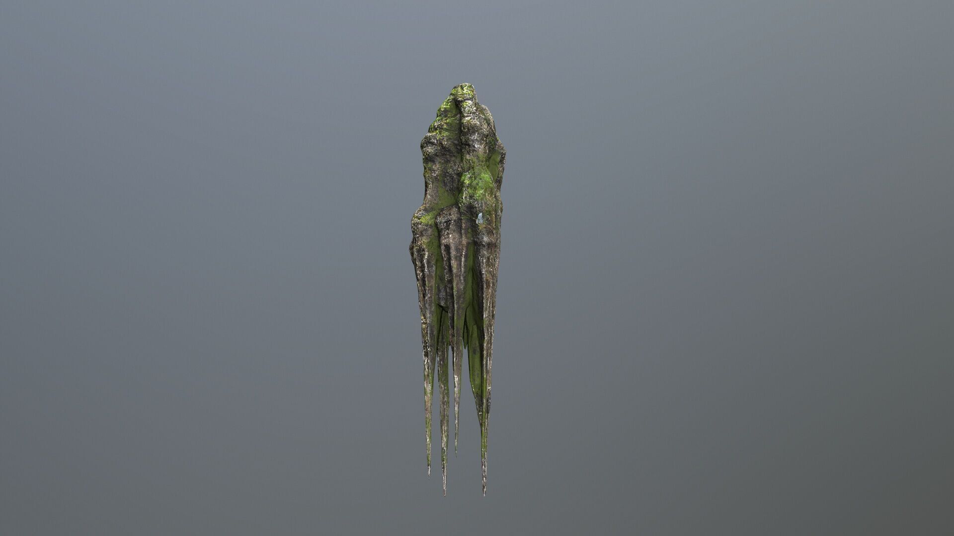 cave rocks Low-poly 3D model_16