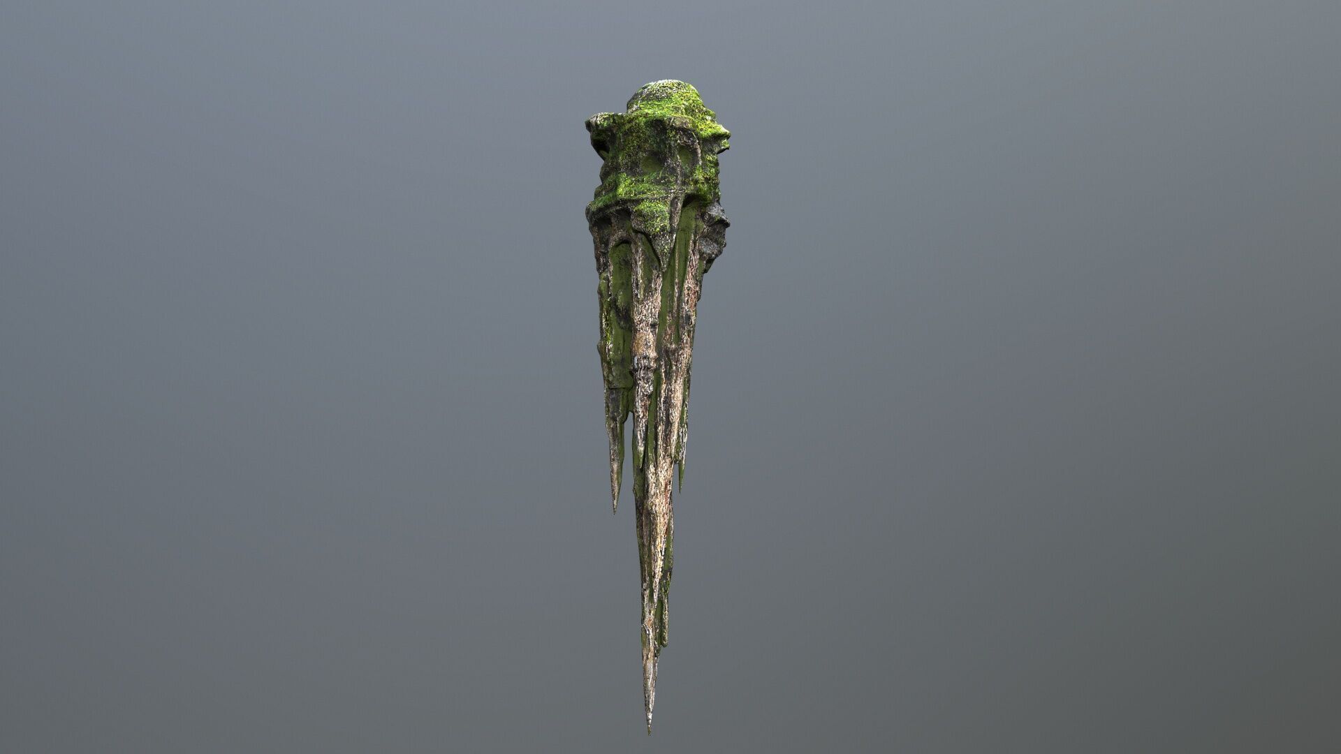 cave rocks Low-poly 3D model_14