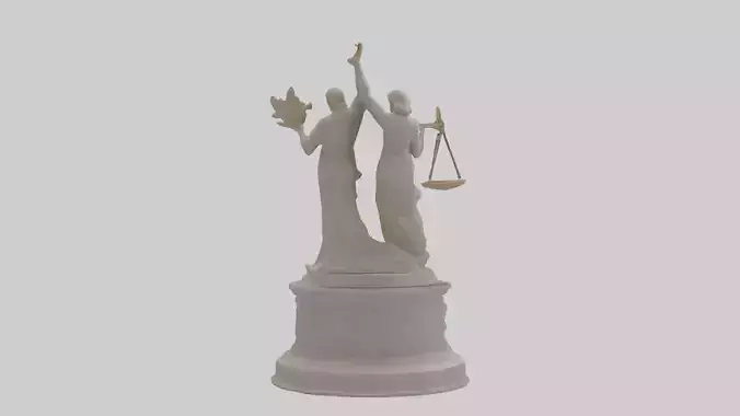 Justice and Peace monument model