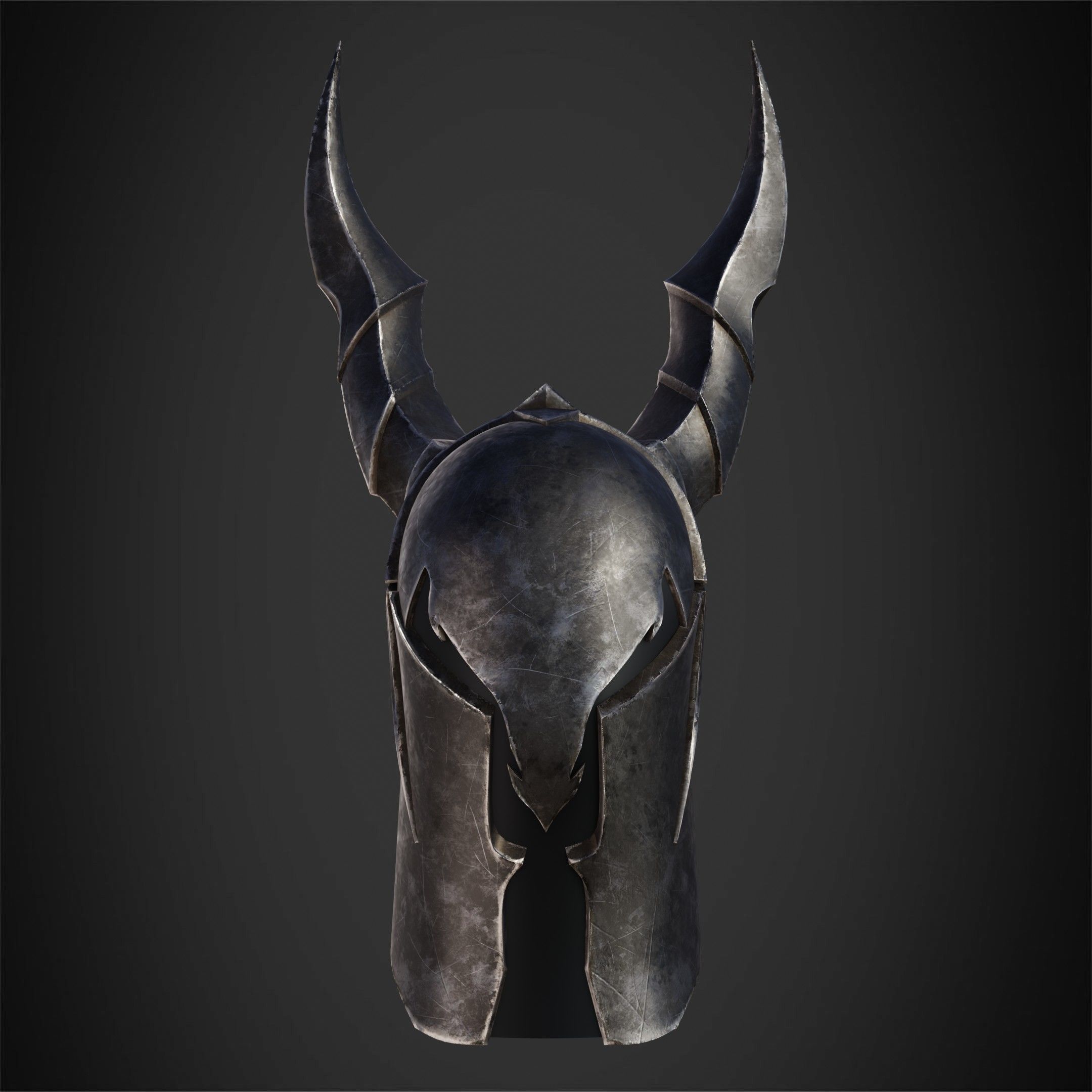 Dark Souls Black Knight Full Armor Halberd Shield for Cosplay 3D Model Collection_29