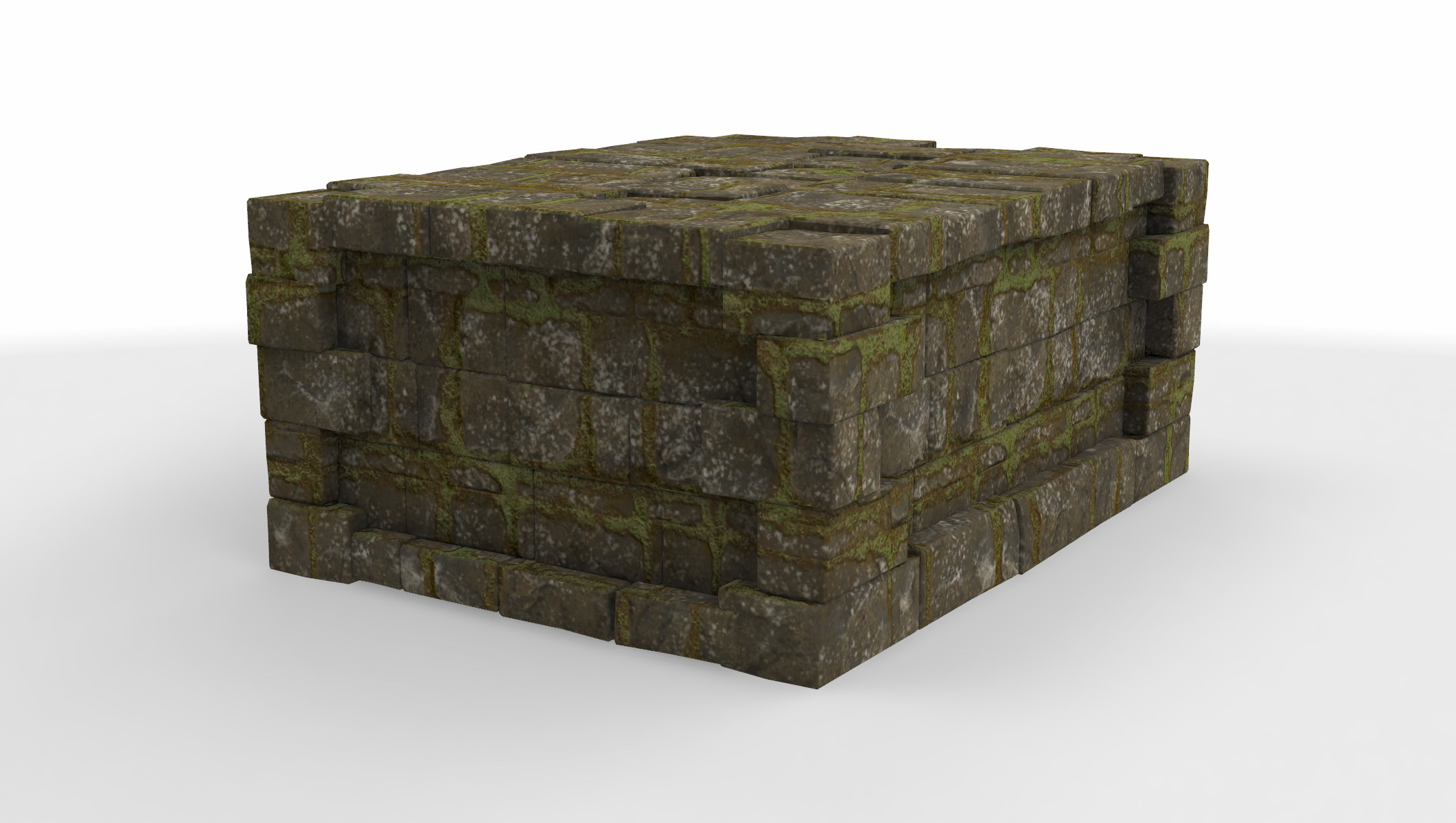 set architecture pillar 02 3D model_3