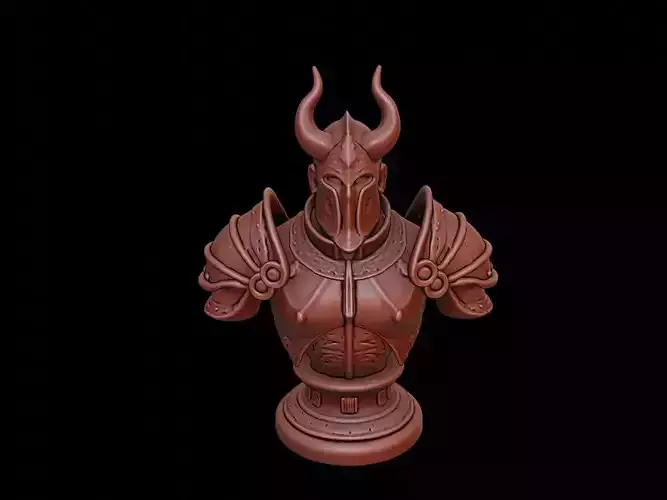 Armored Infernal Beast Bust