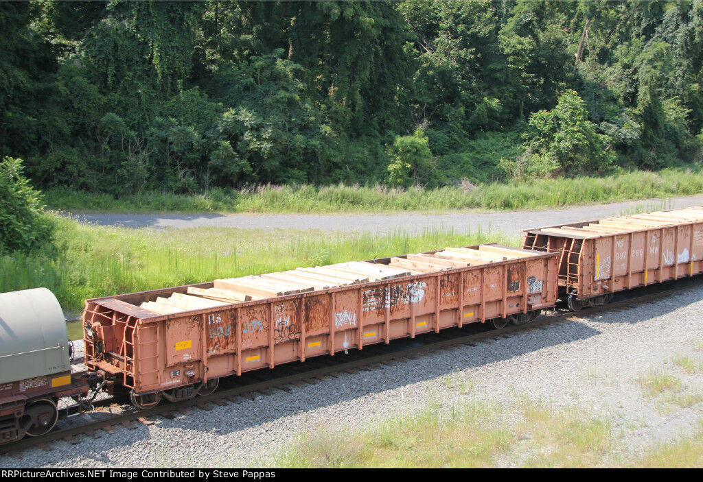 HO Norfolk Southern M-272 MOW Crosstie Gondola II 3D print model_1