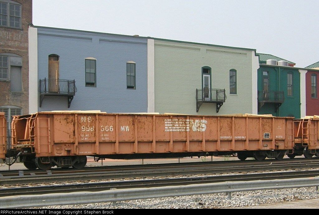 HO Norfolk Southern M-272 MOW Crosstie Gondola II 3D print model_2