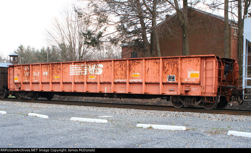 HO Norfolk Southern M-272 MOW Crosstie Gondola II 3D print model_3