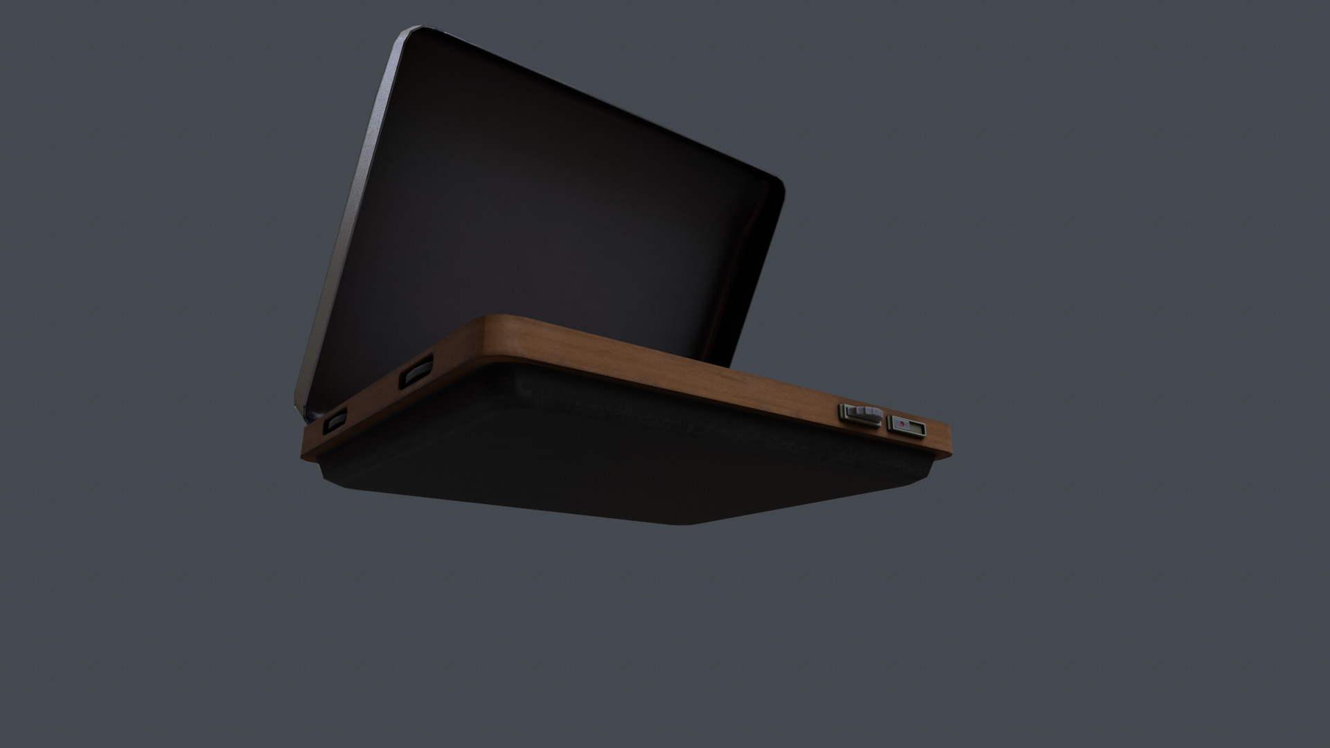 Vinyl player Low-poly 3D model_6