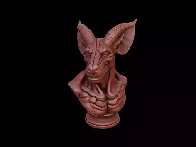 Cerberus Beast Bust