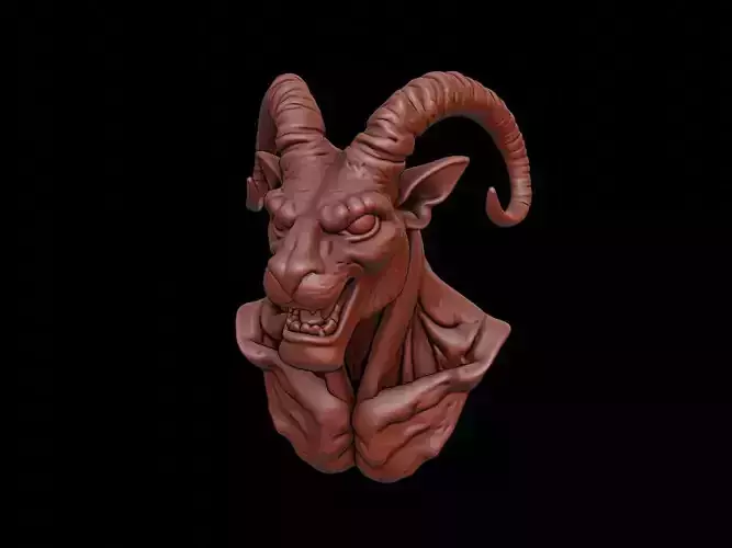 Cerberus Beast Bust