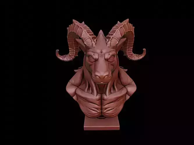 Cerberus Beast Bust