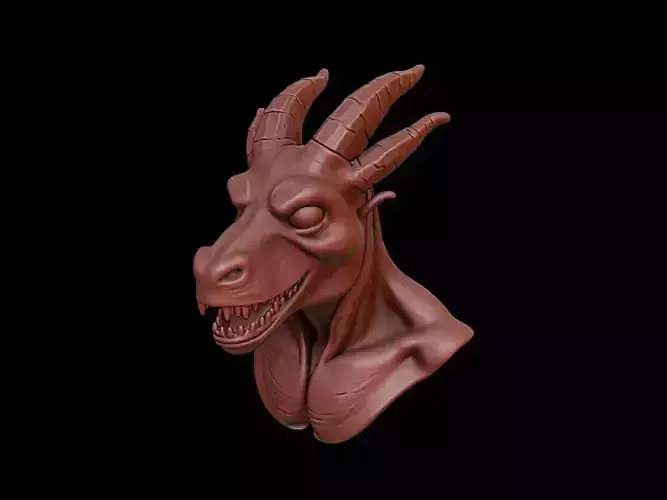 Chupacabra Beast Bust