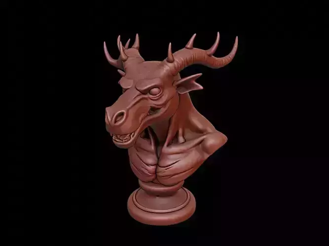 Chupacabra Beast Bust