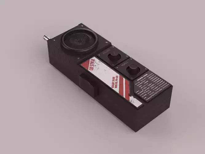 Retro Walkie Talkie - Eastern European style Game Ready