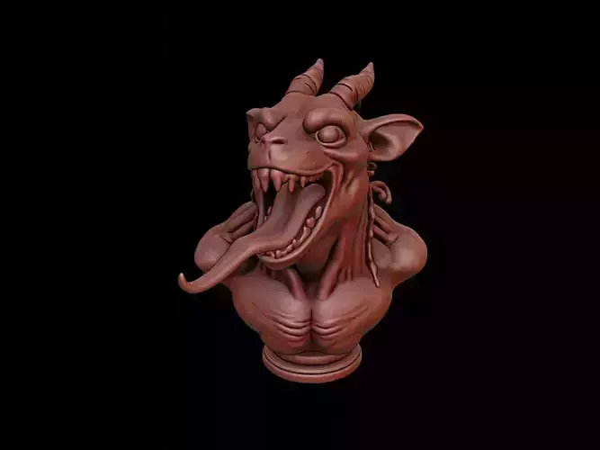 Chupacabra Beast Bust