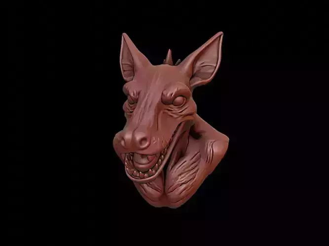 Chupacabra Beast Bust
