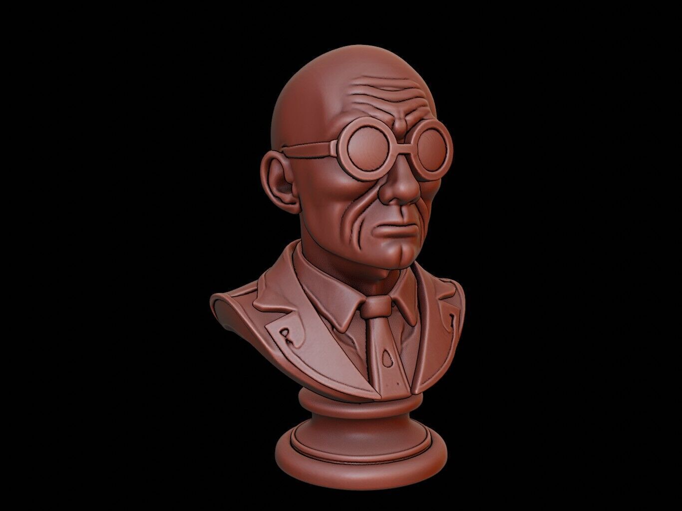 Cyclops Beast Bust 3D print model_2