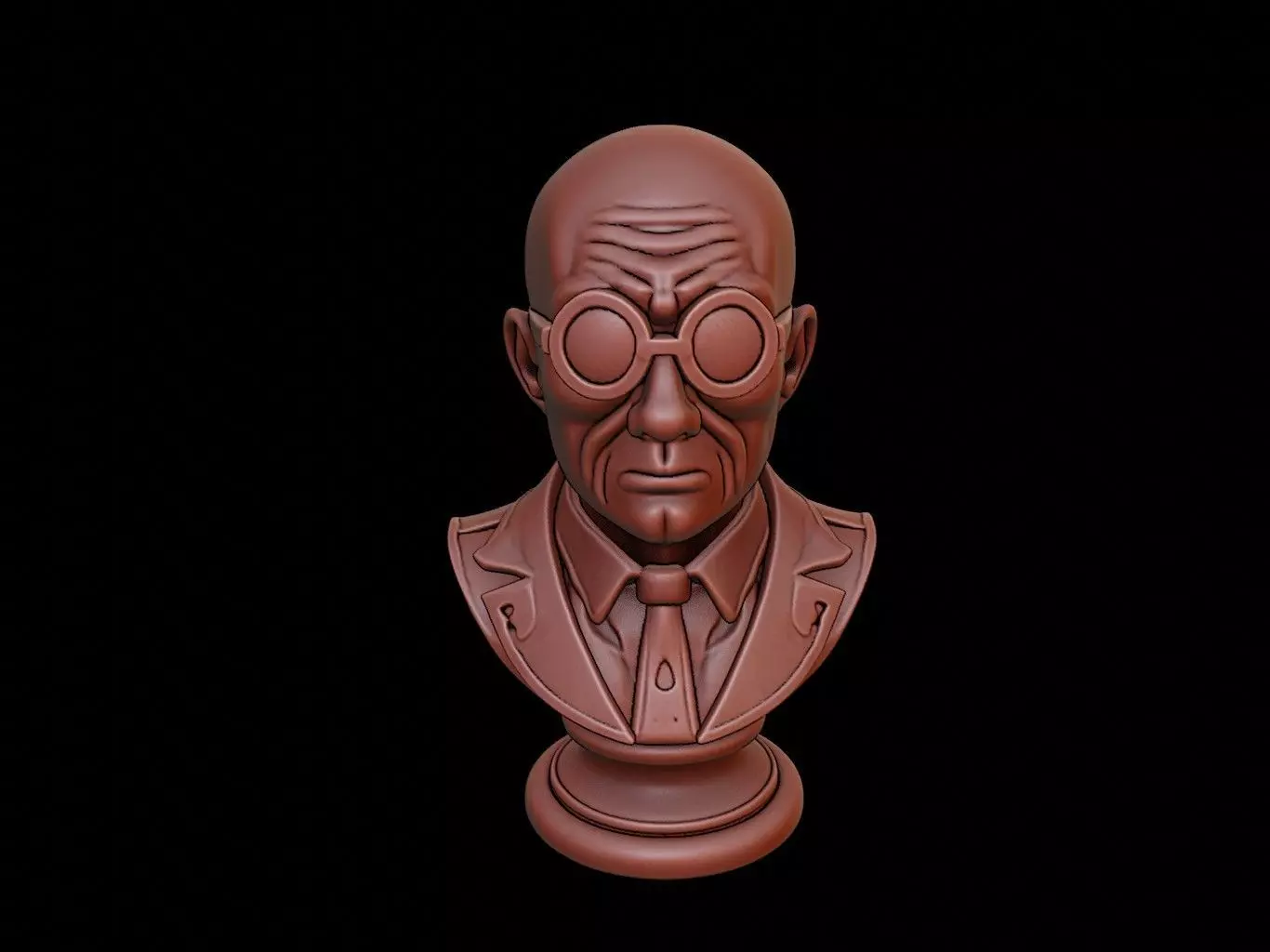 Cyclops Beast Bust 3D print model_0