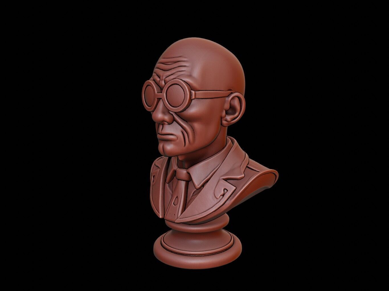 Cyclops Beast Bust 3D print model_1