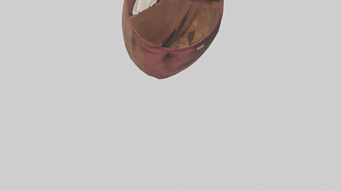 Kangaroo Pouch Low-poly 3D model 7
