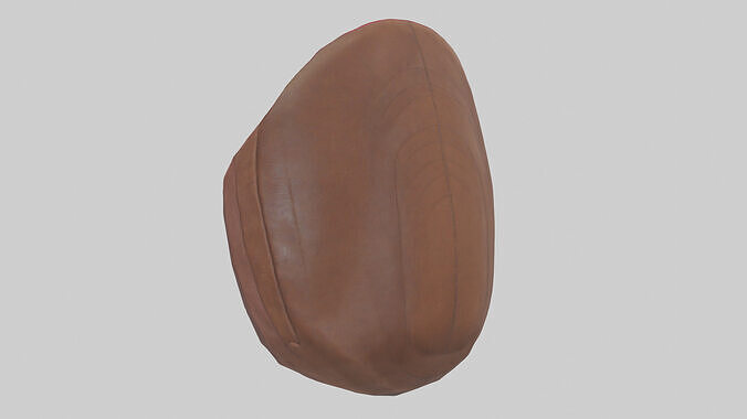 Kangaroo Pouch Low-poly 3D model 2