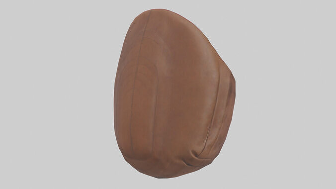 Kangaroo Pouch Low-poly 3D model 3