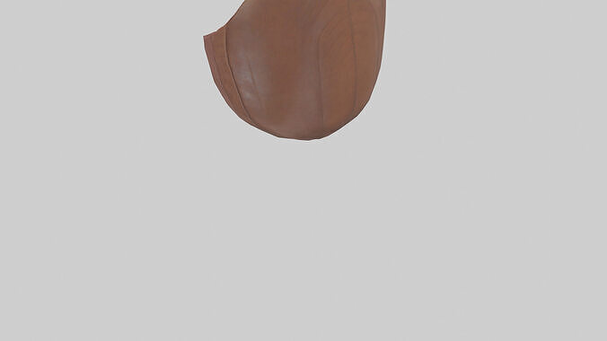 Kangaroo Pouch Low-poly 3D model 4