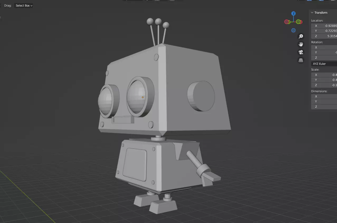 Robot 025 Free 3D print model_0