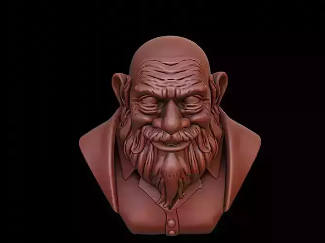 Dwarf Beast Bust
