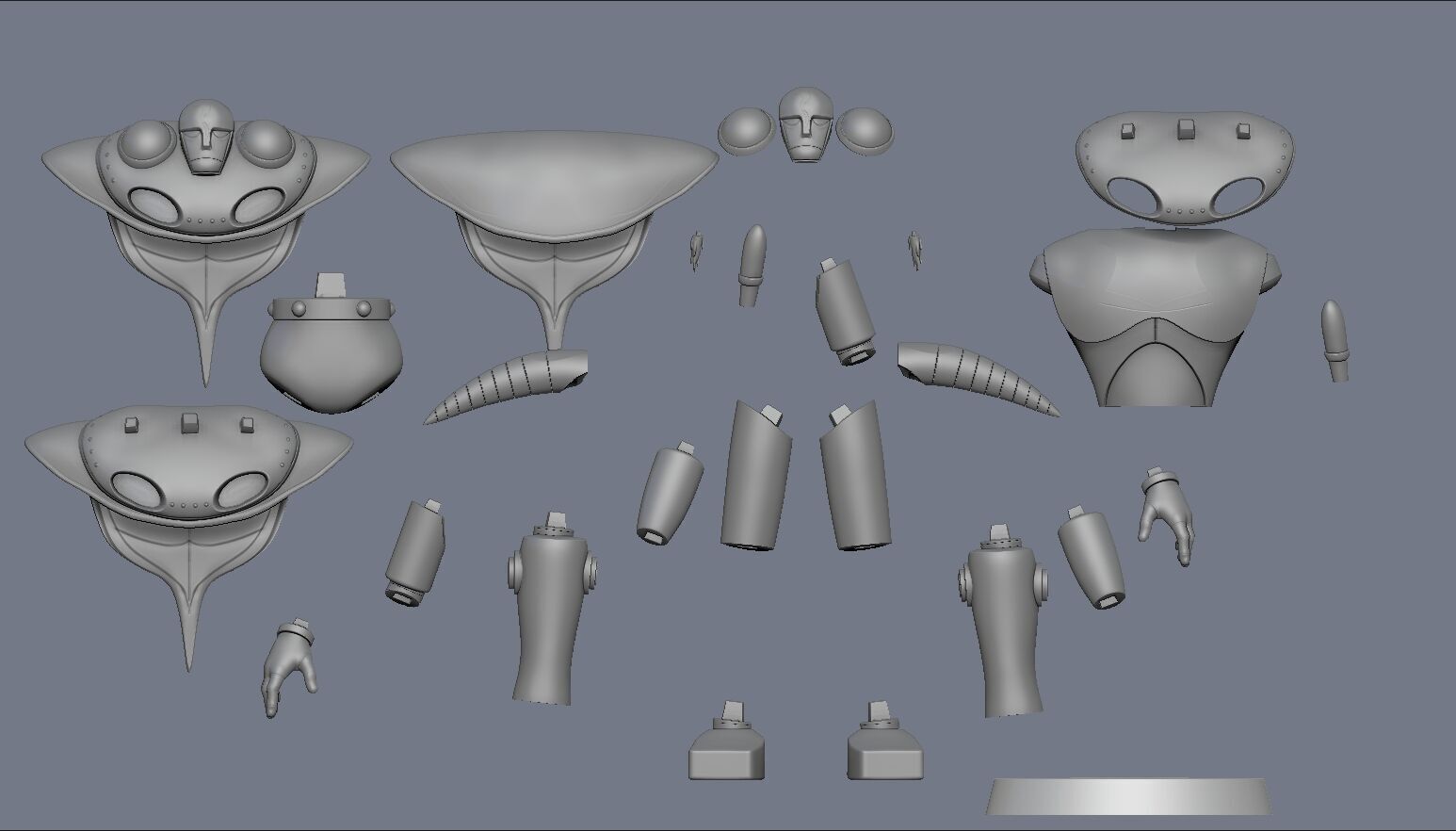 Briver A3 Mazinger Z 3D print model_7