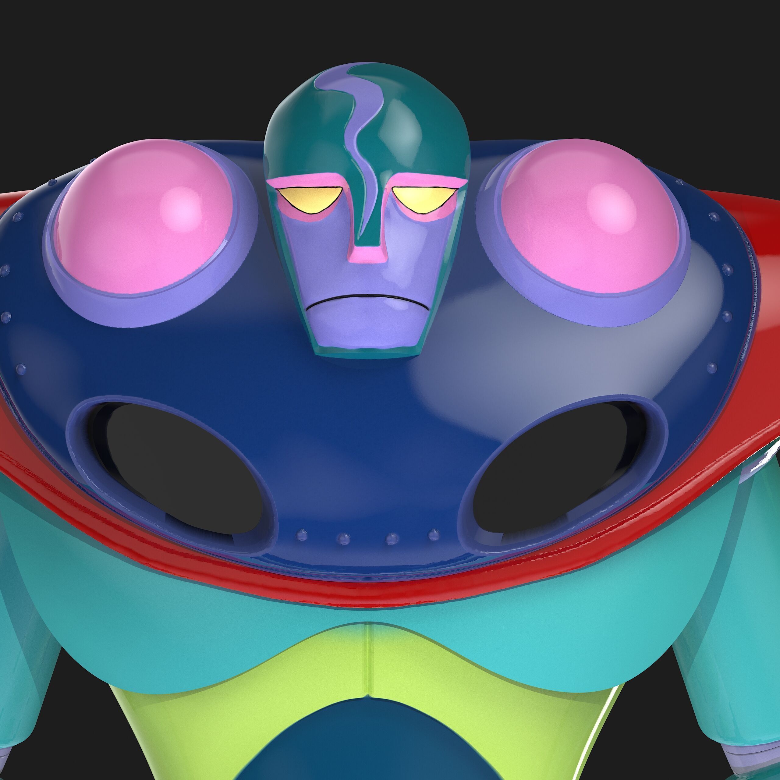 Briver A3 Mazinger Z 3D print model_5